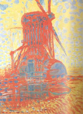 Piet Mondrian Mill by Sunlight (nn02) oil painting picture